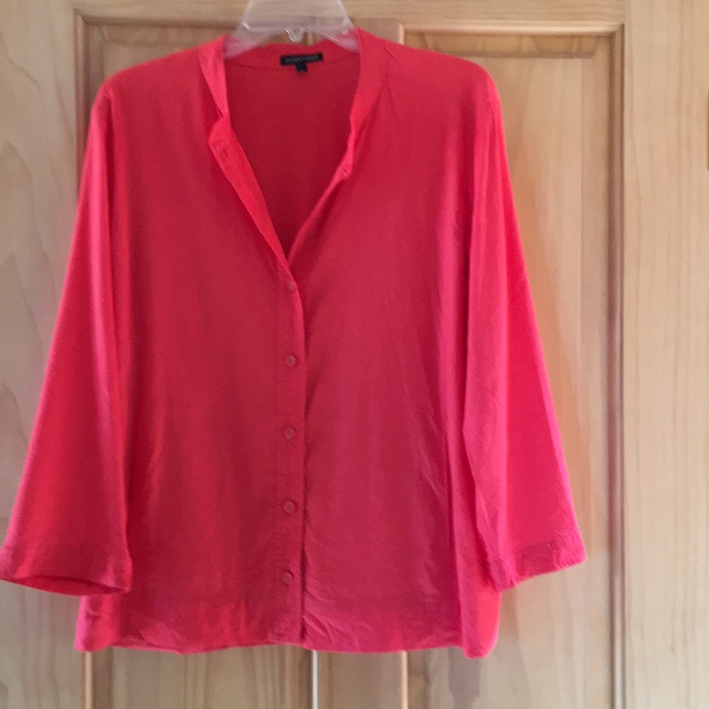 Eileen Fisher Coral Blouse